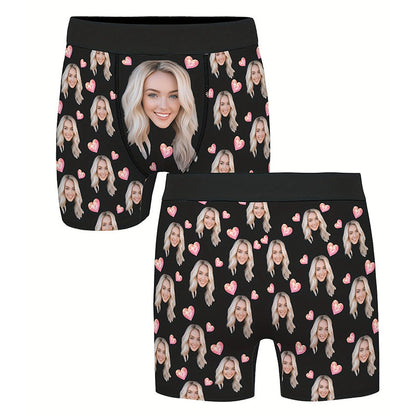 Men's Custom Boxer Briefs - Personalized Photo