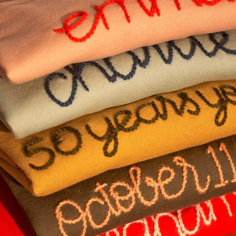 Custom Yarn Embroidered Sweatshirt