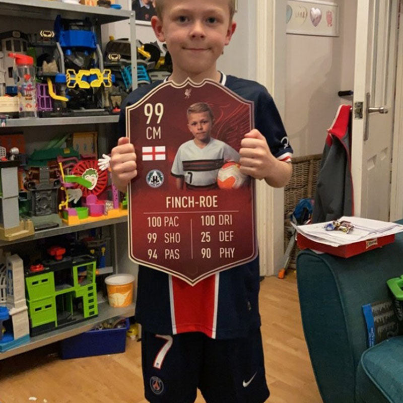 Personalised FIFA Card | Football Gift Fan Gift Custom Board For Son Dad Boyfriend Husband