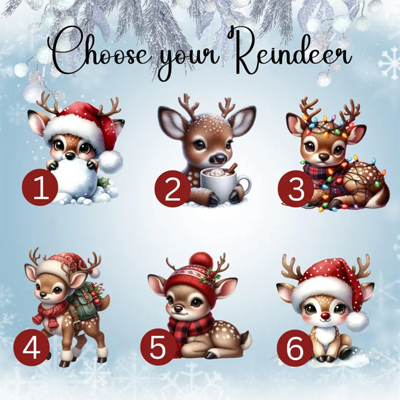 Christmas Ornaments Personalized Reindeer Name ornament
