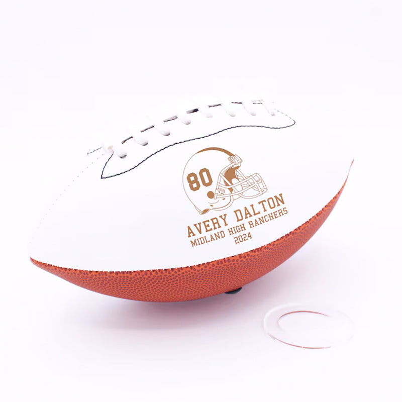 Personalized Groomsmen Gift Football, Personalized Best Man Football