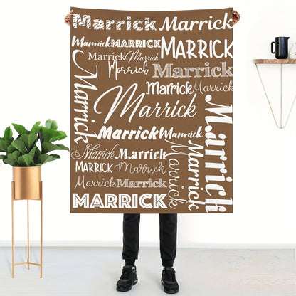 Personalized Flannel Blanket Custom with Name