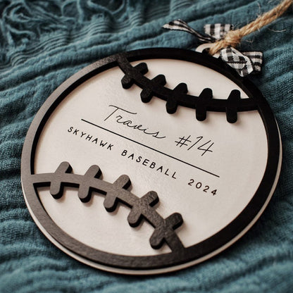 Custom Sports Ball Ornaments | Personalized Ornaments