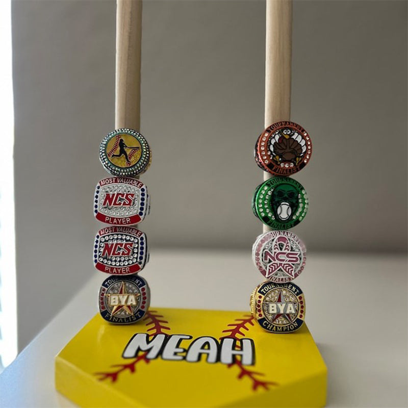 Baseball Ring Display Baseball Ring Holder Custom Baseball Display