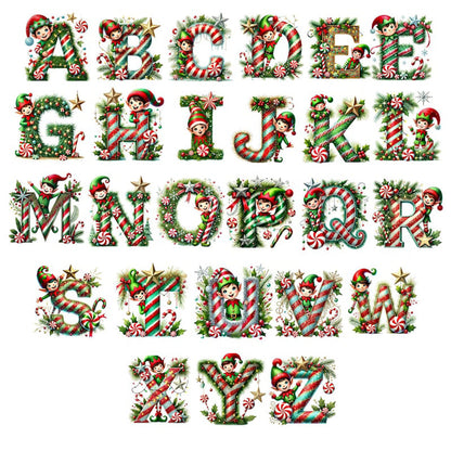 Personalized initial ornament, Custom Letter ornament