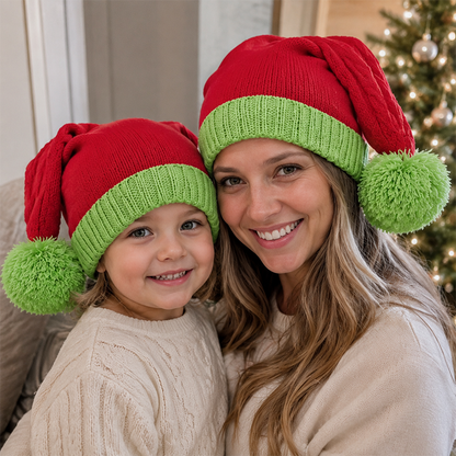 Personalized Christmas Elf Hat with Name | Custom Santa Hat for Kids