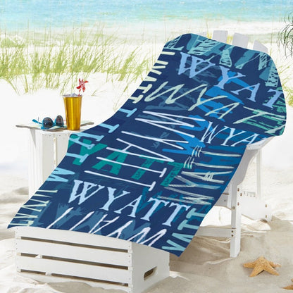 Personalized Signature Style Beach Towel-Customized Towel