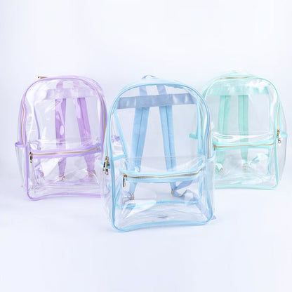 Clear Backpack, Customized Clear backpack with Patches