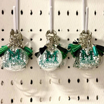 Personalized Cheer Keychain/Zipper Pull