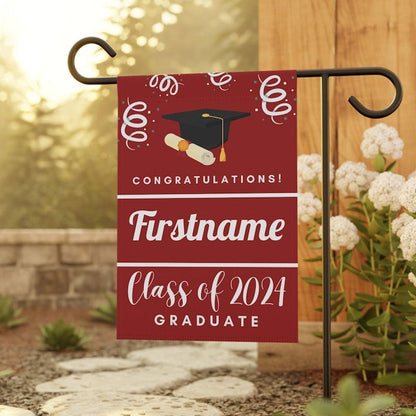Custom Graduation Flag,College Grad Flag, Personalized College Yard Flag
