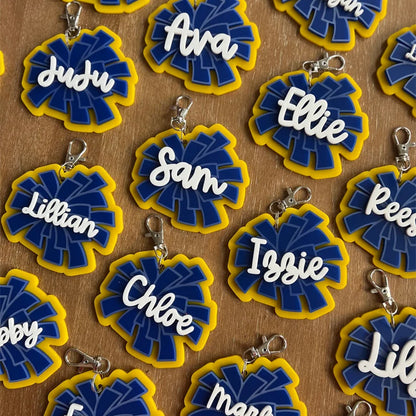 Pom Pom Bag Tags
