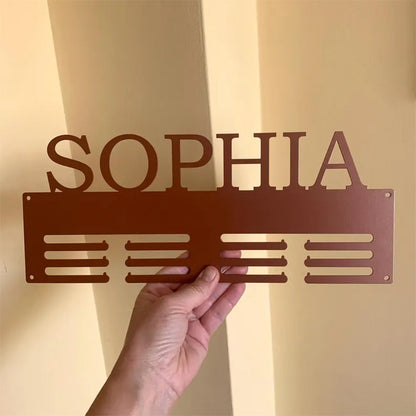 Custom Medal Holder with Name or Text