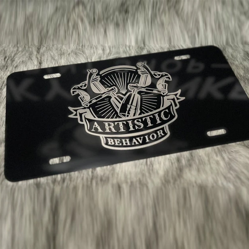 Custom License Plate your logo or text