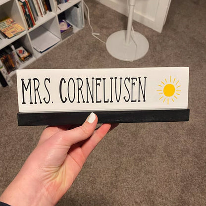 Personalized Teacher Name Plate/Name Plaque