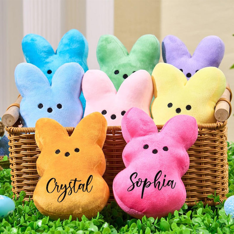 Personalized Easter Peep,Custom Easter Bunny Plush