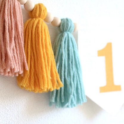 Custom Linen Birthday Crown for Birthday | Personalized Gifts with Hand Embroidered Name