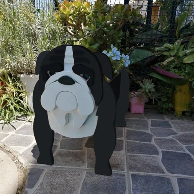 Dog Cat Pet Organizer Patio Indoor Outdoor Wood Planter