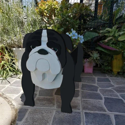 Dog Cat Pet Organizer Patio Indoor Outdoor Wood Planter