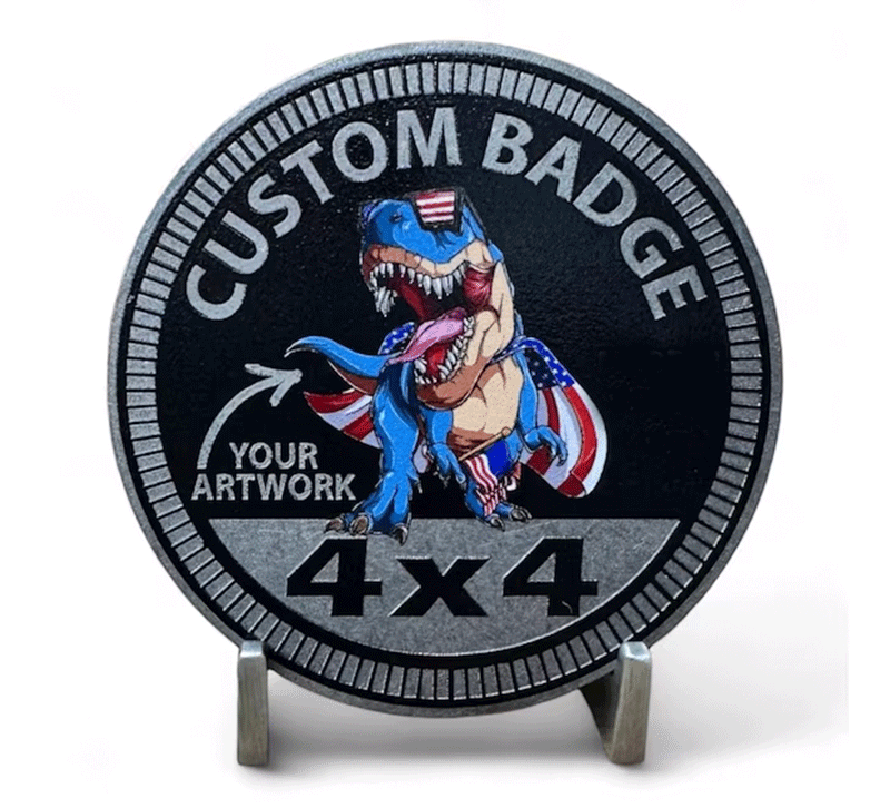 Custom 4x4 Badges Custom Badge