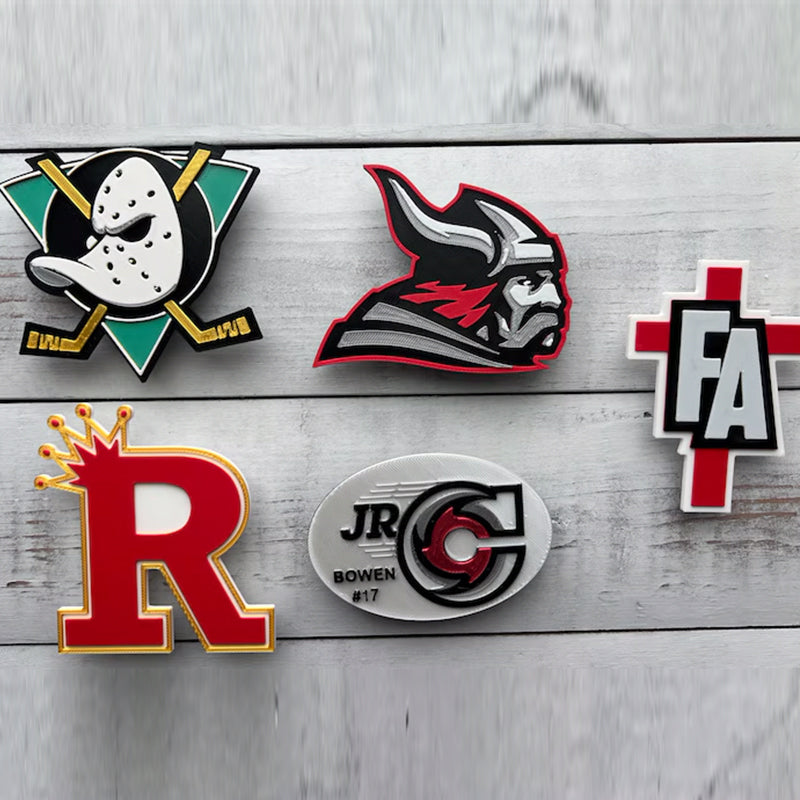 Custom Helmet Decals, sports helmet charm