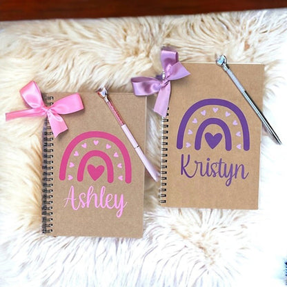Easter Gifts for Girls, Personalized Notebooks for Kids, Girls Party Favors, Girls Notebooks