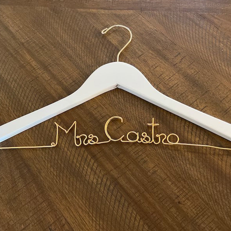 Custom Wire Wedding Hanger Dress Hanger