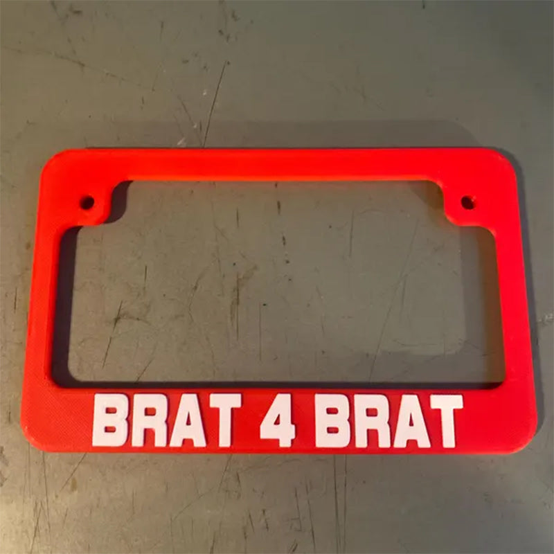 Motorcycle License Plate Frame