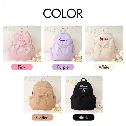 Custom Kids Backpack Cute Toddler Backpack with Bow