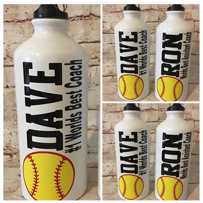 Personalized Sports Bottles - - Team Sports Gift