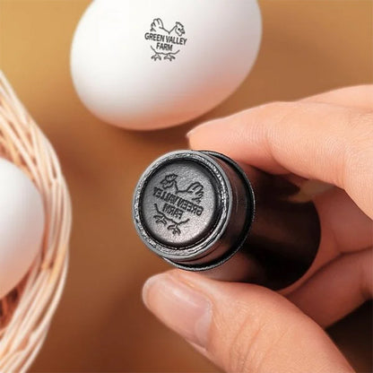 Personalized Custom Egg Stamp! Farm Stamp | Egg Marking | Egg Stamper | Egg Carton Stamp