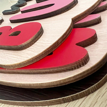 Wooden Custom Name Sign, Custom Door sign, Teachers' day gift