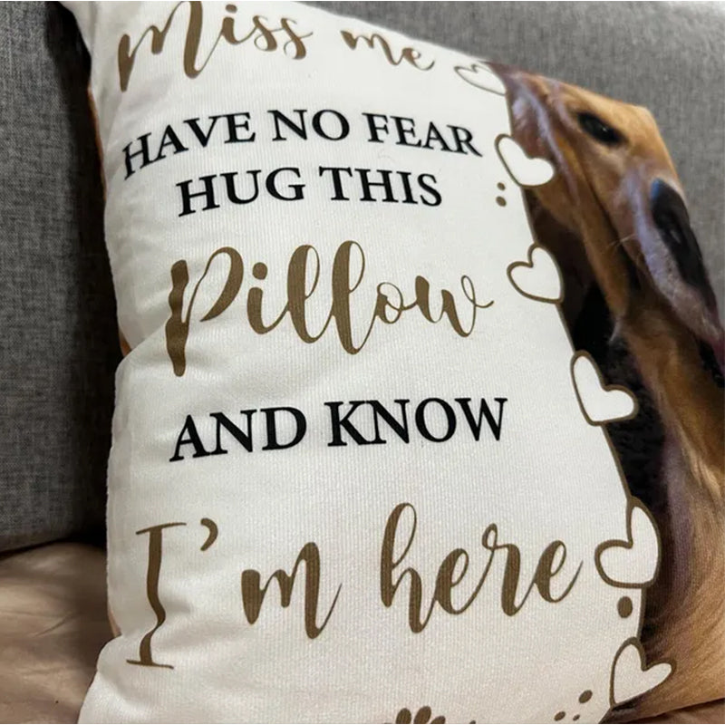 Dog Memorial Pillow,Pet Memorial Gift,Custom Loss of Pet Sympathy Gift