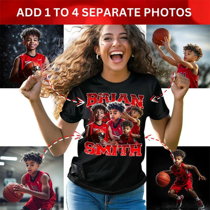 Custom Sports shirt, Basketball mom dad shirt, Football Birthday