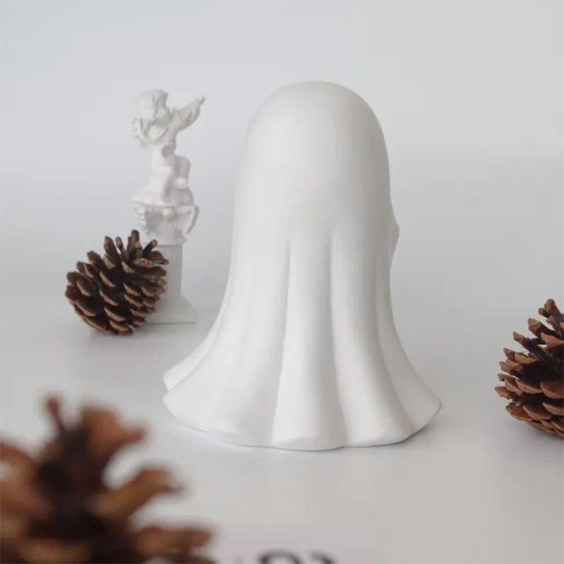 Personalized  Ghost Coke Figurine: Spooky Halloween Decor