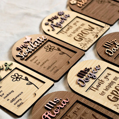 Teacher Gift End Of The Year Gift Teacher Appreciation Sticky Note Holder