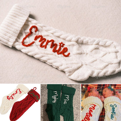 Personalized Christmas Stocking Embroidered Holiday Stocking