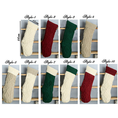 Custom Christmas Stocking with Name, Embroidered Knit Stocking, Monogram Christmas Stocking, Personalized Family Stocking, Holiday Decor