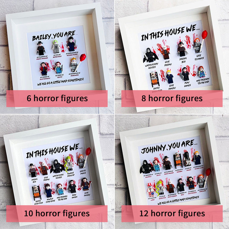 In This House We… Horror Gift Frame (Halloween Scary Movie)