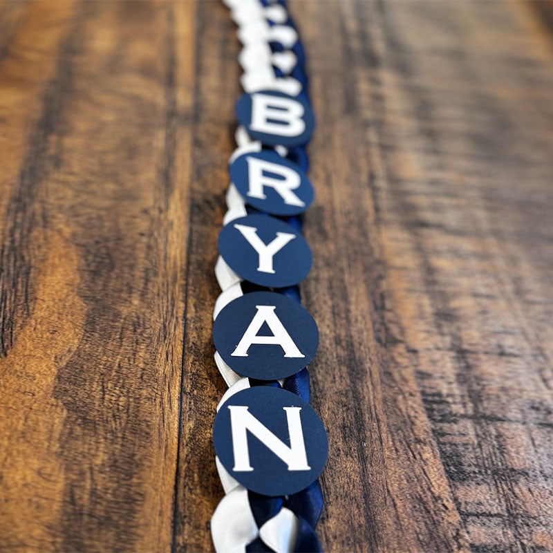 Handmade Class of 2026 Custom Colors Open Graduation Lei