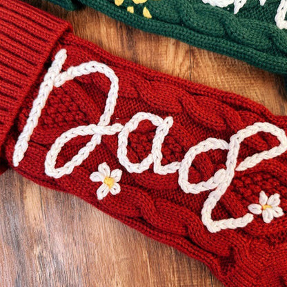 Paw Mom stockings Personalized Christmas Stockings