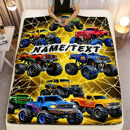 Ized Racing Car Themed Blanket Suitable for Bed