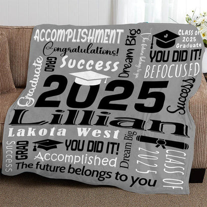Graduation Blanket,Personalized Graduation Blanket