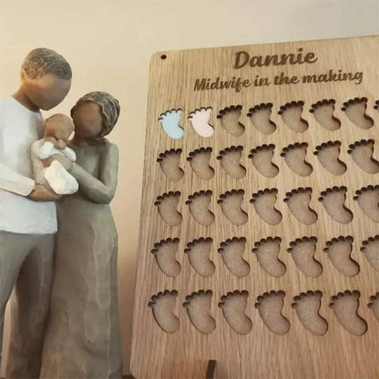 Student Midwife Gift - Student Midwife Birth Counting Board