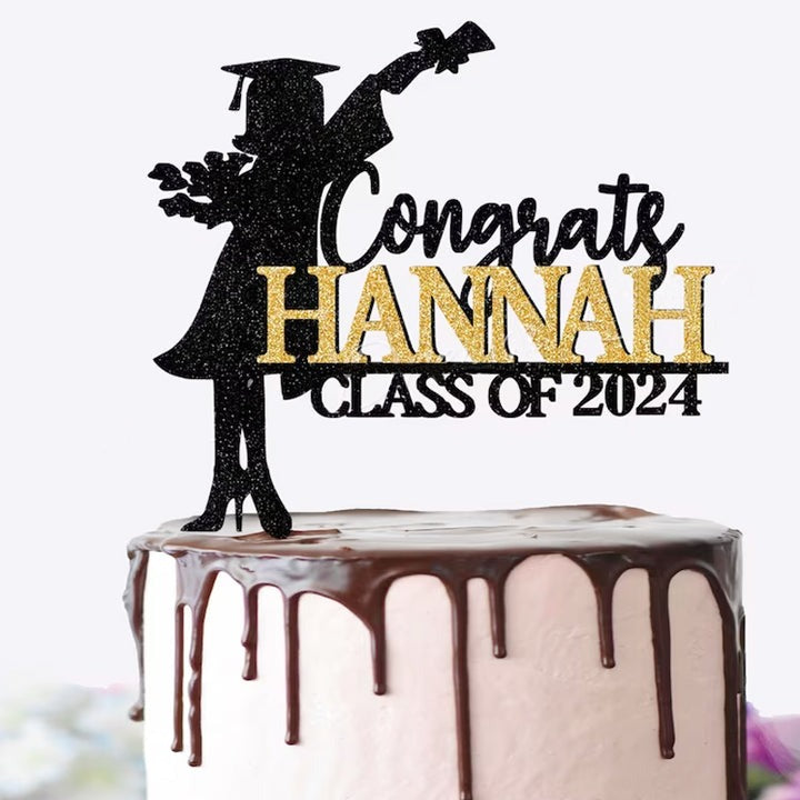 Personalized Graduation Congrats Decor Cake Topper Class of 2026