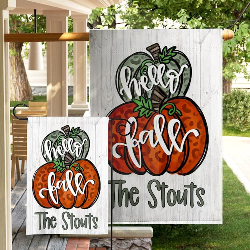 Personalized Garden Flag Halloween Outdoor Decoration