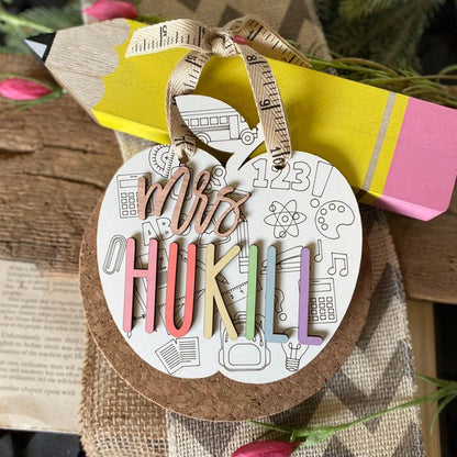 Teacher Door Hanger, Teacher Door Sign