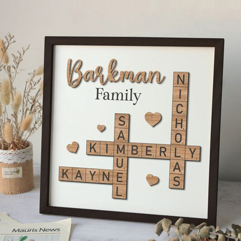 Personalized Family Name Sign