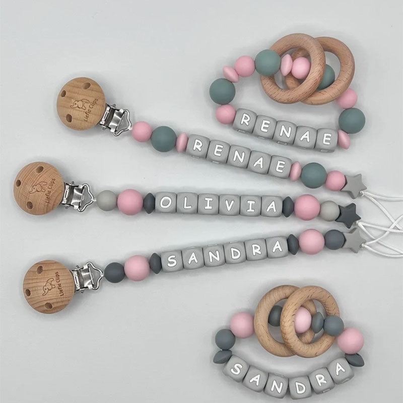Pacifier Clip Personalized, Pacifier Holder, Binky Clip, Baby boy gift