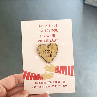 Pocket hug token love gift | thinking of you | miss you isolation gift missing you