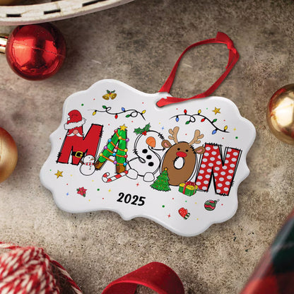 Personalized Christmas Kids Ornaments, Custom Kids Name